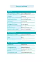 Vorschau - Poster - Phrases en classe - Deckblatt