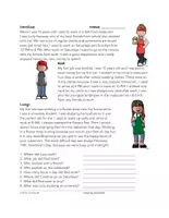 Vorschau - Text - My First Job English Reading in Past Tenses: Englisch / Text - Deckblatt