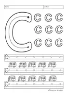 Vorschau - Arbeitsblätter - Buchstabenerarbeitung/Buchstabentraining Buchstabe C - Seite 3