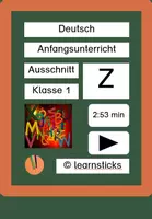 Vorschau - Videos - Buchstabe Z | Filmausschnitt | vorn/Mitte/hinten | 2:53min - Deckblatt