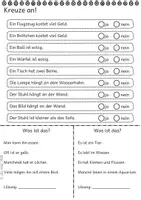 Vorschau - Arbeitsblätter - Lese-Mal-Blätter Teil 2 für die 1. Klasse und 2. Klasse (12 ABs, Leseverständnis) - Seite 1