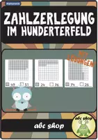 Vorschau - Arbeitsblätter - Zahlzerlegung im Hunderterfeld, Welche Zahlen ergeben 100? (12 ABs + Tafelmaterial) - Deckblatt