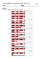 Vorschau - Arbeitsblätter - Mengen erfassen / bestimmen (Zahlenraum bis 20) - Seite 2