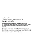 Vorschau - Arbeitsblätter - Mengen darstellen (Zahlenraum bis 20) - Seite 1