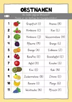 Vorschau - Arbeitsblätter - Gesunde Ernährung Obst und Gemüse - Arbeitsheft Grundschule - Seite 2