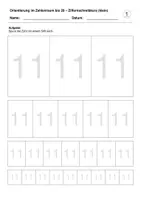 Vorschau - Arbeitsblätter - Ziffernschreibkurs (klein) (Zahlenraum bis 20) - Seite 2