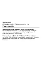 Vorschau - Arbeitsblätter - Zwanzigertafel (Zahlenraum bis 20) - Seite 1