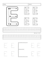 Vorschau - Arbeitsblätter - Buchstabenerarbeitung/Buchstabentraining Buchstabe E - Seite 2