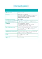 Vorschau - Poster - How to write a letter - Merkblatt | Anleitung - Deckblatt