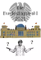 Vorschau - Stundenentwürfe - Die Bundestagswahl 2021 - Texte und Aufgaben - Deckblatt