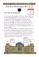 Vorschau - Stundenentwürfe - Die Bundestagswahl 2021 - Texte und Aufgaben - Seite 1