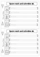 Vorschau - Arbeitsblätter - Abschreibheft Ostern Klasse 1 – Miniheft Druckschrift (Deutsch Grundschule, Abschreiben üben) - Seite 3