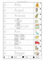 Vorschau - Arbeitsblätter - Intensivkurs Deutsch I - Alphabetisierung für Migranten - SCHÜLERARBEITSHEFT 2 Wörterliste/Wortschatz - Seite 3