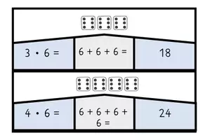Vorschau - Spiele - Einmaleins - Legepuzzle: Malreihe von 6 - Seite 3