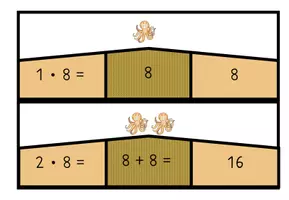 Vorschau - Spiele - Einmaleins - Legepuzzle: Malreihe von 8 - Seite 2