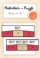 Vorschau - Spiele - Einmaleins - Legepuzzle - Malreihe von 10 - Deckblatt