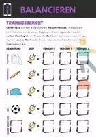 Vorschau - Arbeitsblätter - Wochenchallenge Balancieren Kl. 7 mit Arbeitsblatt - Seite 3