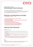 Vorschau - Stundenentwürfe - CFT Scratch Ablaufplan Erste Unterrichtsstunde - Seite 1