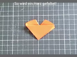 Vorschau - Bildkarten - So wird ein Herz gefaltet! - Deckblatt