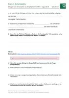 Vorschau - Arbeitsblätter - Aufgaben zu Podcast: Streit um die Homöopathie - Seite 2