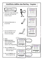 Vorschau - Unterrichtsreihen - Schriftliche Addition im Zahlenraum bis 1000 - Übungsheft mit Lösungen Mathe Klasse 3 - Seite 3