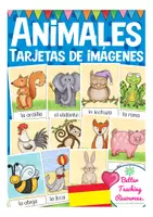 Vorschau - Präsentationen/Tafelbilder - ANIMALES (Tiere) Bild- und Wortkarten Spanisch - Deckblatt