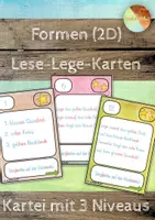 Vorschau - Spiele - Formen - Lese-Lege-Karten - Deckblatt