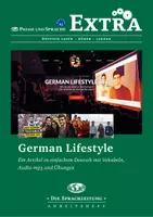 Vorschau - Arbeitsblätter - Presse und Sprache Extra: German Lifestyle - Deckblatt