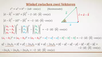 Vorschau - Präsentationen/Tafelbilder - Tafelbilder - Winkel zwischen zwei Vektoren - Seite 2