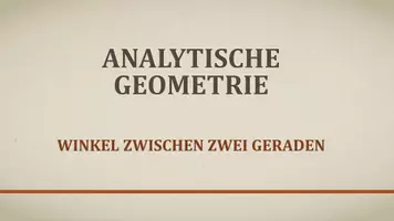 Vorschau - Präsentationen/Tafelbilder - Tafelbilder - Schnittwinkel zwischen zwei Geraden - Seite 1