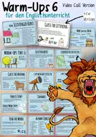 Vorschau - Spiele - Warm-Ups für den Englischunterricht 6 - New Version - Deckblatt