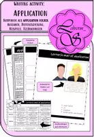Vorschau - Arbeitsblätter - writing: application (Abschluss nach 10.Klasse) - Deckblatt