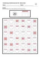 Vorschau - Arbeitsblätter - Mengen erkennen (Zahlenraum bis 100) - Seite 3