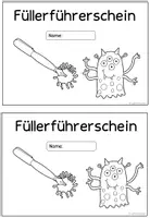 Vorschau - Unterrichtsreihen - Füllerführerschein Füllerdiplom | Einführung Füller mit dem Klecksmonster - Seite 3