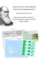 Vorschau - Stundenentwürfe - Evolution Q1/Q2 - Erarbeitung der adaptiven Radiation im Mystery - Deckblatt
