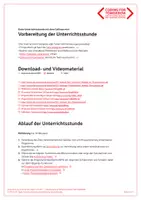 Vorschau - Stundenentwürfe - CFT Calliope mini Ablaufplan Erste Unterrichtsstunde - Seite 1