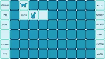 Vorschau - Aufgabenkarten - MEMORY® Tiere - PowerPoint-Spiel - Seite 1