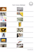 Vorschau - Arbeitsblätter - DaZ-Material zum Wortschatz: "Brief" - Seite 1