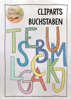 Vorschau - selbst erstellte Cliparts/Grafiken - CLIPARTS Buchstaben Frühling/ Sommer - Deckblatt