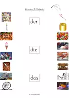 Vorschau - Arbeitsblätter - DaZ-Material zum Wortschatz: "Jahrmarkt" - Seite 3