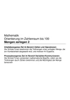 Vorschau - Arbeitsblätter - Mengen zerlegen 2 (Zahlenraum bis 100) - Seite 1