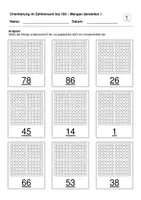 Vorschau - Arbeitsblätter - Mengen darstellen (Zahlenraum bis 100) - Seite 2