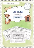 Vorschau - Arbeitsblätter - Haustiere - Mini-Heft - Der Hund Klasse 2/3 - Deckblatt