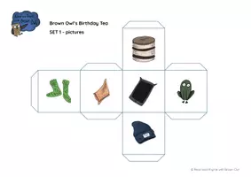 Vorschau - Spiele - Brown Owl's Birthday Tea - RHYMING DICE GAME - Seite 1