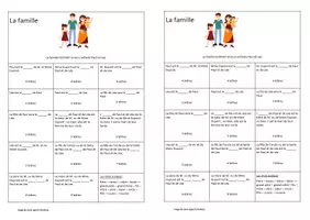 Vorschau - Arbeitsblätter - Die Familie (Rätsel) / La famille FLE (devinette) - Seite 2