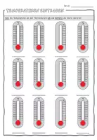 Vorschau - Arbeitsblätter - Arbeitsblatt: Temperaturen ablesen (differenziert) - Seite 2