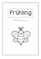 Vorschau - Arbeitsblätter - Frühling- 20 Arbeitsblätter Deutsch- Klasse 1 - Seite 1