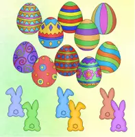 Vorschau - selbst erstellte Cliparts/Grafiken - Cliparts: Ostern, Ostereier, Osterhasen - Seite 2