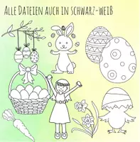 Vorschau - selbst erstellte Cliparts/Grafiken - Cliparts: Ostern, Ostereier, Osterhasen - Seite 3