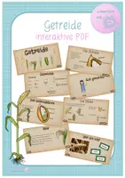 Vorschau - Interaktives Material - interaktive PDF - Getreide - Deckblatt